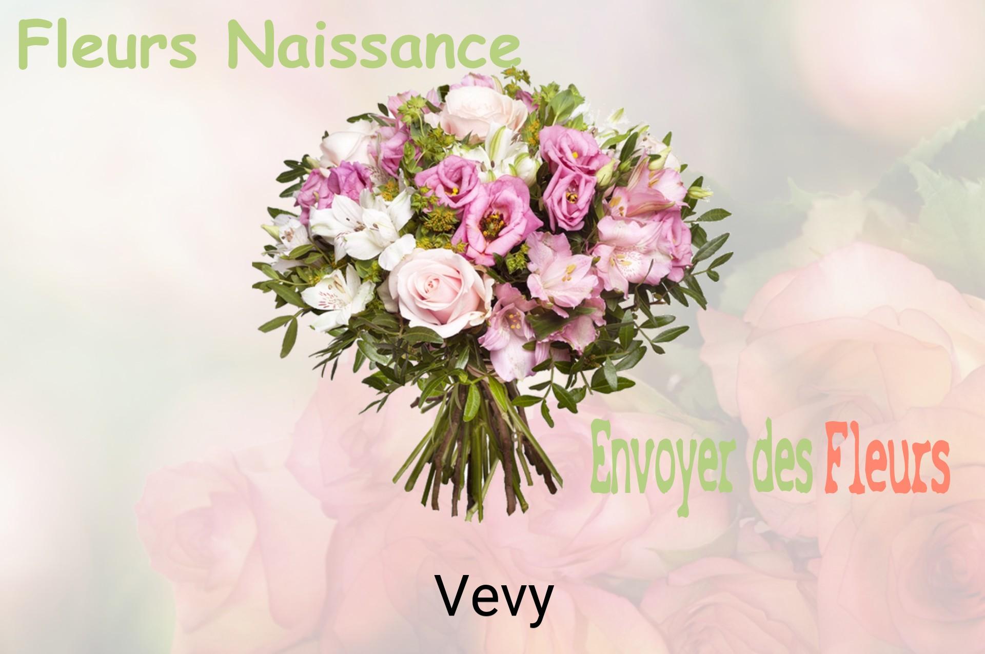 Bouquet de fleurs de naissance livré à Vevy